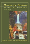 Cover: Meaning and Grammar - MIT Press