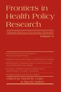 Cover: Frontiers in Health Policy Research: Volume 6 - MIT Press