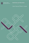 Cover: Restriction and Saturation: Volume 42 - MIT Press