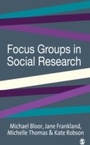 Cover: Focus Groups in Social Research - SAGE Publications Ltd