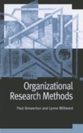 Cover: Organizational Research Methods - SAGE Publications Ltd
