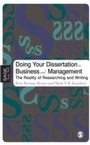 Cover: Doing Your Dissertation in Business and Management - SAGE Publications Ltd