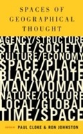 Cover: Spaces of Geographical Thought - SAGE Publications Ltd