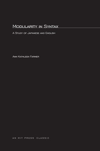Enlarge image Cover: Modularity in Syntax: Volume 9 - MIT Press