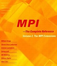 Enlarge image Cover: MPI - The Complete Reference: Volume 2 - MIT Press