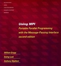 Cover: Using MPI and Using MPI-2 - MIT Press