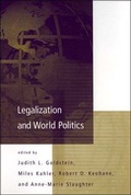 Cover: Legalization and World Politics - MIT Press