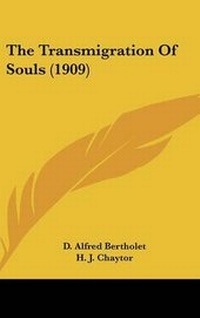 Enlarge image Cover: The Transmigration Of Souls (1909) - Kessinger Publishing