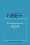 Cover: NBER Macroeconomics Annual 2003: Volume 18 - MIT Press