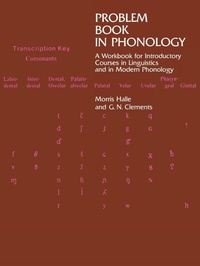 Enlarge image Cover: Problem Book in Phonology - MIT Press