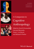 Cover: A Companion to Cognitive Anthropology - Wiley-Blackwell