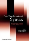 Cover: Non-Transformational Syntax - Wiley-Blackwell