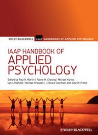 Enlarge image Cover: IAAP Handbook of Applied Psychology - Wiley-Blackwell