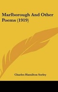 Cover: Marlborough And Other Poems (1919) - Kessinger Publishing