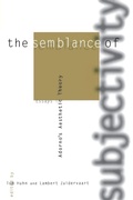 Cover: The Semblance of Subjectivity - MIT Press