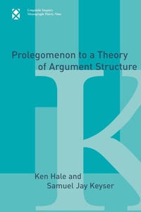 Enlarge image Cover: Prolegomenon to a Theory of Argument Structure - MIT Press