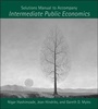 Cover: Solutions Manual to Accompany Intermediate Public Economics - MIT Press