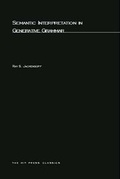 Cover: Semantic Interpretation in Generative Grammar: Volume 2 - MIT Press