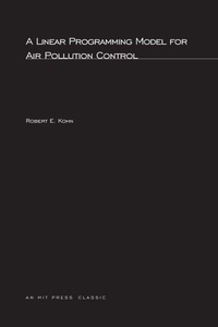 Enlarge image Cover: A Linear Programming Model for Air Pollution Control - MIT Press