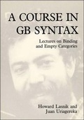 Cover: A Course In GB Syntax: Volume 17 - MIT Press
