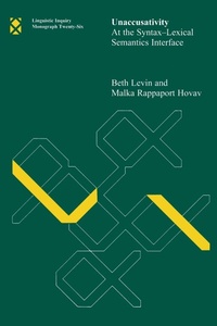 Enlarge image Cover: Unaccusativity - MIT Press