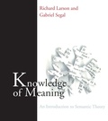 Cover: Knowledge of Meaning - MIT Press