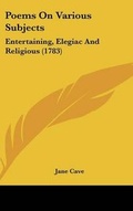 Cover: Poems On Various Subjects - Kessinger Publishing