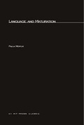 Cover: Language and Maturation - MIT Press