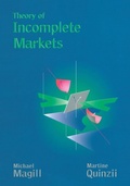 Cover: Theory of Incomplete Markets - MIT Press