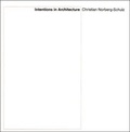 Cover: Intentions in Architecture - MIT Press
