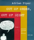 Cover: Out of Order, Out of Sight - MIT Press