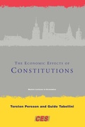 Cover: The Economic Effects of Constitutions - MIT Press
