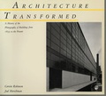 Cover: Architecture Transformed - MIT Press