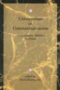 Cover: Universalism vs. Communitarianism - MIT Press