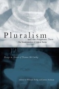 Cover: Pluralism and the Pragmatic Turn - MIT Press