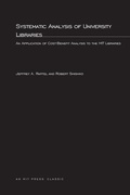 Cover: Systematic Analysis of University Libraries - MIT Press