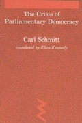 Cover: The Crisis of Parliamentary Democracy - MIT Press