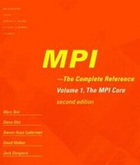 Enlarge image Cover: MPI - The Complete Reference - MIT Press