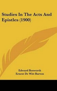 Abbildung von: Studies In The Acts And Epistles (1900) - Kessinger Publishing