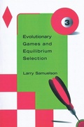 Cover: Evolutionary Games and Equilibrium Selection - MIT Press