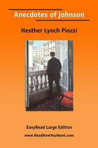 Enlarge image Cover: Anecdotes of Johnson - ReadHowYouWant