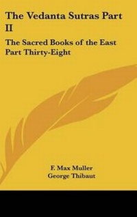 Abbildung von: The Vedanta Sutras Part II - Kessinger Publishing