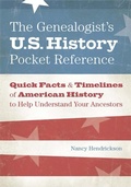 Cover: The Genealogist's U.S. History Pocket Reference - Family Tree Books