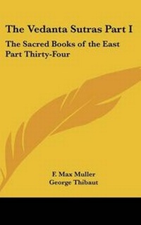 Abbildung von: The Vedanta Sutras Part I - Kessinger Publishing