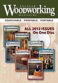 Cover: 2012 Popular Woodworking Magazine - Betterway Books