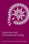 Cover: Institutions and Environmental Change - MIT Press
