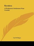 Cover: Korakou - Kessinger Publishing