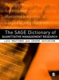 Cover: The SAGE Dictionary of Quantitative Management Research - SAGE Publications Ltd