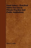 Cover: Food Values - Practical Tables For Use In Private Practise And Public Institutions - Read Books