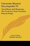 Cover: University Musical Encyclopedia V6 - Kessinger Publishing